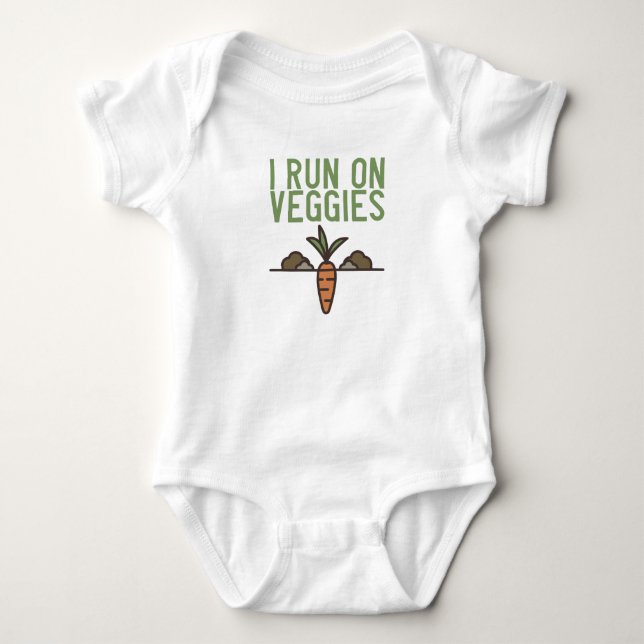 Body Vegan - Je Cours Sur Légume (Devant)