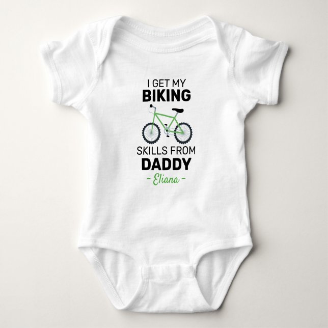 Body Vélo J'apprends Mes Compétences de Cyclisme de Pap (Devant)