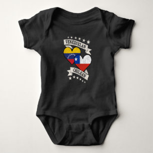 Body Venezuela Chili Drapeaux cardiaques Venezuela Chil