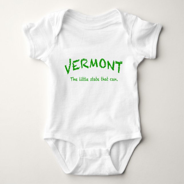 Body Vermont Can Infant Creeper, Blanc (Devant)