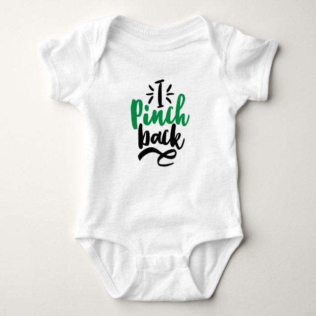 Body Vert trop mignon pour Pinch St. Patrick's Day Grap (Devant)