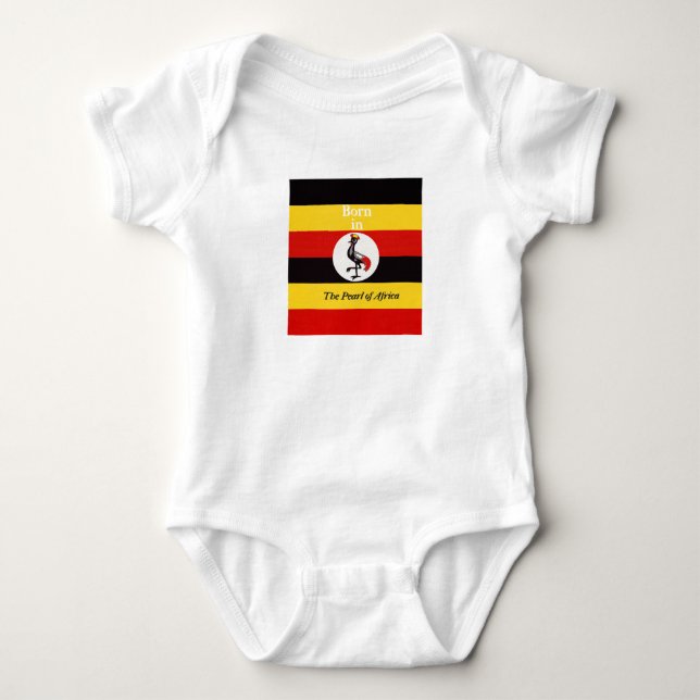 Body Veste bébé Konymoi "Born Uganda" avec fixation (Devant)
