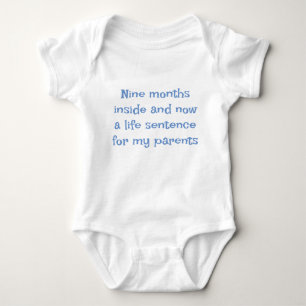 Body Veste de bébé avec slogan