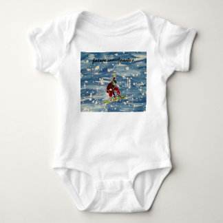 Body Veste pour bébé à thème snowboard