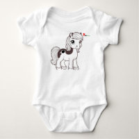 Vêtement bébé Cheval Chibi Mignon Petit Poney