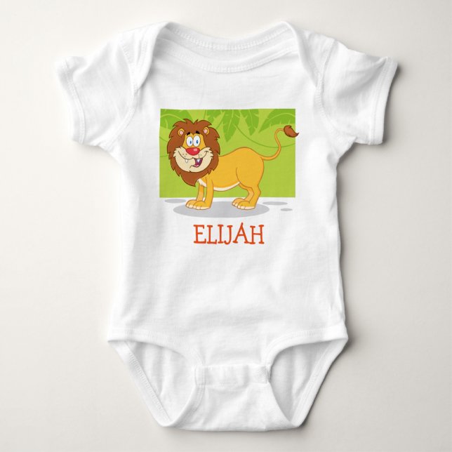 Body Vêtement cadeau pour bébé garçon nommé ELIJAH (Devant)