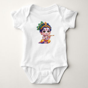 Body Vêtement d'art mignon pour bébé Krishna – Dieu hin