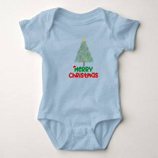 Body Vêtement de bébé avec un joli sapin de Noël pour u
