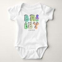 Vêtement de corps personnalisé pour bébé avec un n