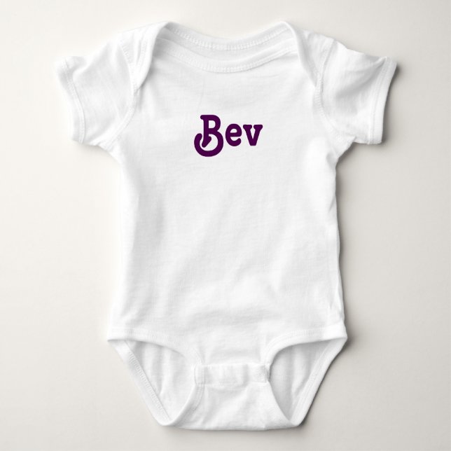Body Vêtements Bébé Bev (Devant)