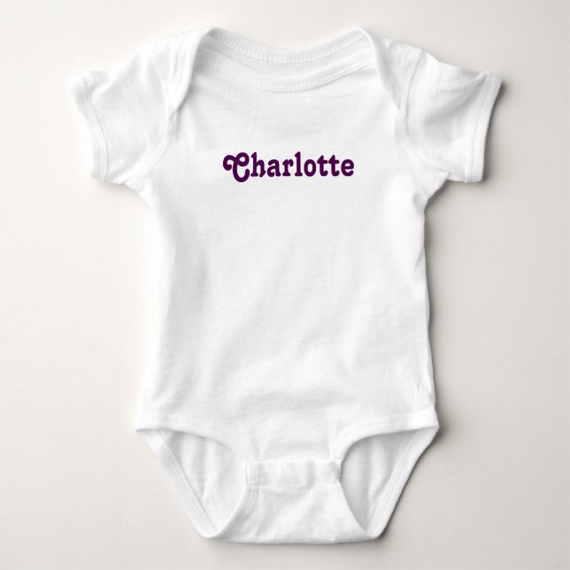 Body Vêtements Bébé Charlotte (Devant)