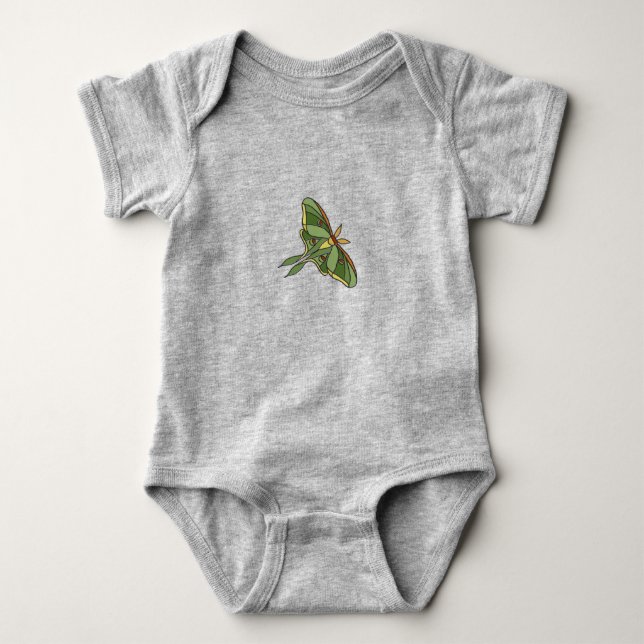 Body Vêtements bébé drôles de papillon luna (Devant)