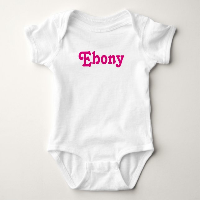 Body Vêtements Bébé ébène (Devant)