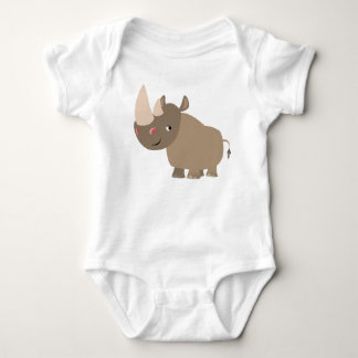 Body Vêtements bébé Rhino Cartoon calme