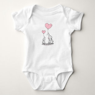 Body Vêtements bébé une pièce Maman et bébé Éléphant