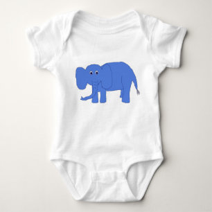 Body Vêtements Blue Baby Elephant