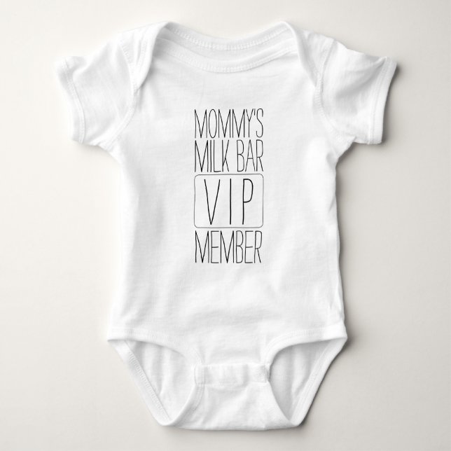 Body Vêtements de bébé VIP Mommy's milk bar Bodysuit Je (Devant)