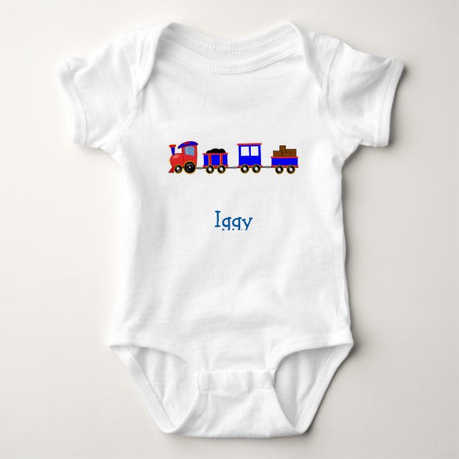 Body vêtements de nom de bébé garçon IGGY drôle mignon (Devant)
