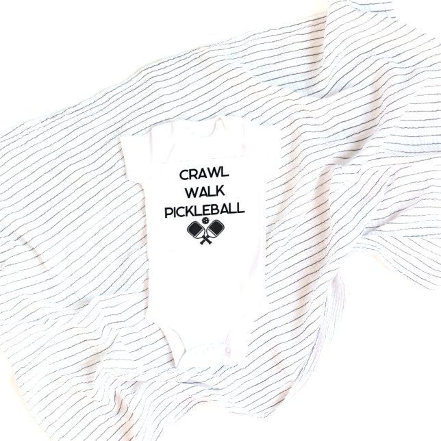 Body Vêtements de nouveau-né drôles de pickleball march (Créateur téléchargé)