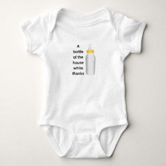 Body Vêtements drôles pour bébé “House White” Biberon d