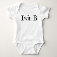 Vêtements jumeaux de bébé - blanc d'une seule