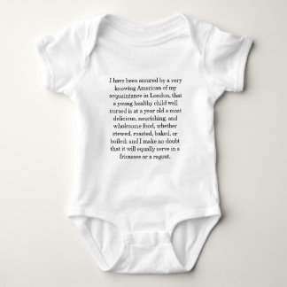 Body vêtements modestement proposés de bébé