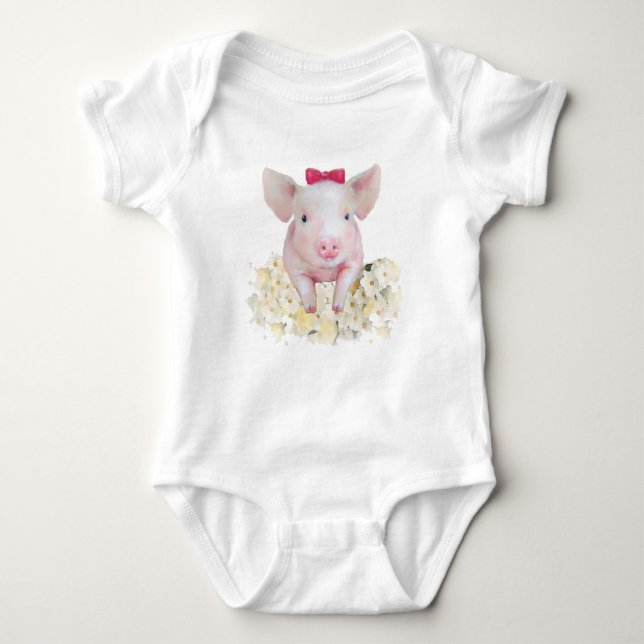 Body Vêtements pour bébé de porc, costume pour bébé, vê (Devant)