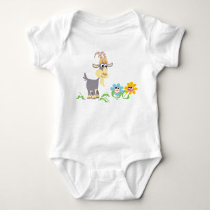 Body Vêtements pour bébés de chèvre et de fleurs en