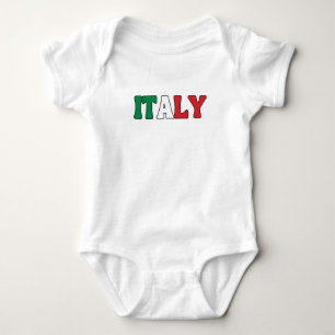 Body Vêtements Simple Moderne Drapeau National Italie