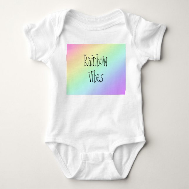 Body Vibes arc-en-ciel Bodysuit bébé (Devant)