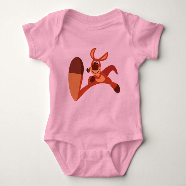 Body "Viens ! !" Joli dessin Kangaroo Baby Apparel (Devant)
