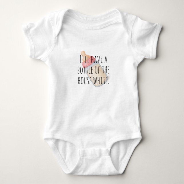 Body Vin de la maison, style bébé — Lait avec une touch (Devant)