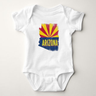 Body Vintage Arizona AZ State Flag Map Souvenir les ann
