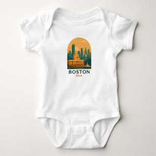 Body Vintage Boston USA Voyage – Art de Ville Rétro