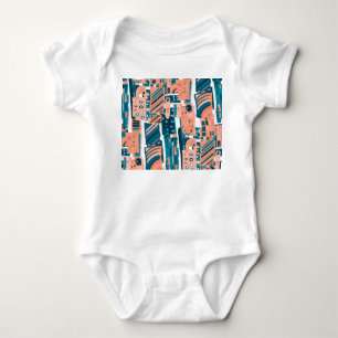 Body Vintage Doodle Motif sans couture.