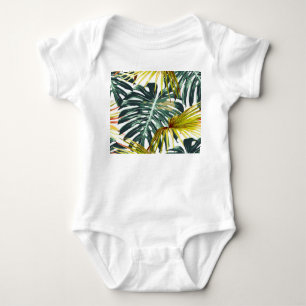 Body Vintage Feuille Motif de la jungle tropicale