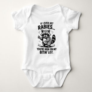 Body Vintage Funny Rabies Sarcasm Raccoon Humour