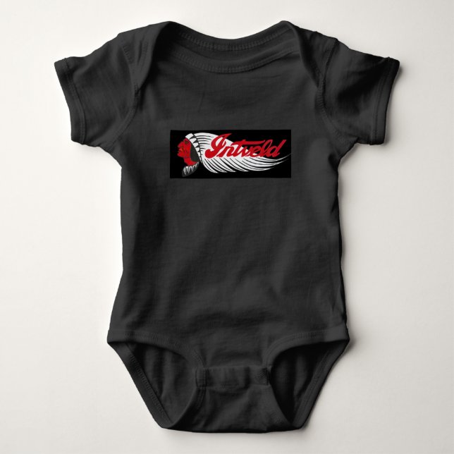 Body Vintage Motorcycle Logo Black (Devant)