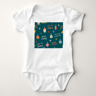 Body Vintage Noël 2020 : Motif ornemental