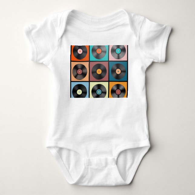 Body Vinyl records : retro LP set. (Devant)