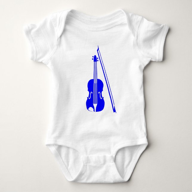 Body Violon - Bleu (Devant)
