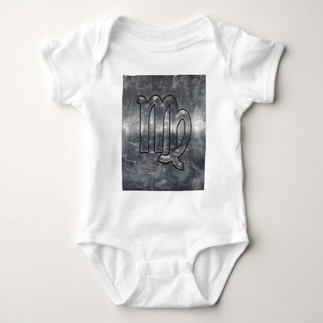 Body Virgo Zodiac Sign dans Grunge Distressed Style Dec (Devant)