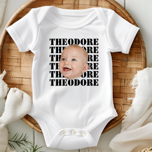 Body Visage de bébé personnalisé enfant tenue de fête d