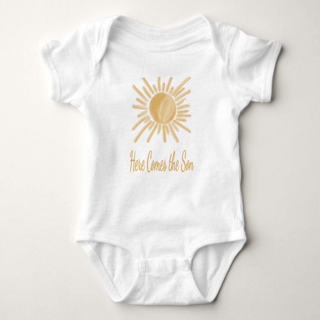Body Voici le fils Livre de soleil pour Baby Shower  (Devant)