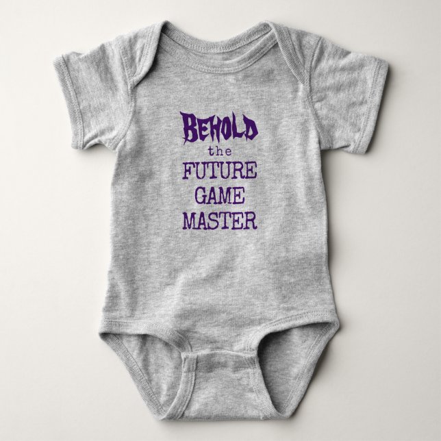 Body Voici le futur Game Master Baby Bodysuit (Devant)
