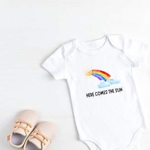 Body Voici le soleil Rainbow Baby Bodysuit