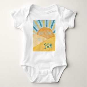 Body Voici Son Sunshine Blue Ray Boy Baby shower