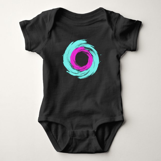 Body Vortex Azul Claro e Rosa (Devant)