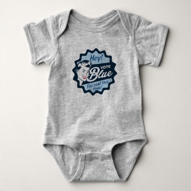 Body Vote Blue pour Real This Time Retro | (Devant)