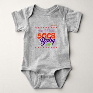 Body (Votre nom de bébé) Soca Baby de classe mondiale